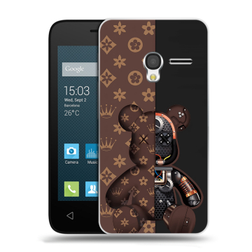 Пластиковый чехол на Alcatel One Touch Pixi 3 (4.5) с принтом Луи робот Пластиковый чехол на Alcatel One Touch Pixi 3 (4.5) с принтом Луи робот