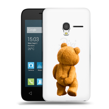 Пластиковый чехол на Alcatel One Touch Pixi 3 (4.5) с принтом Медведь Пластиковый чехол на Alcatel One Touch Pixi 3 (4.5) с принтом Медведь