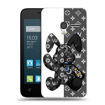 Пластиковый чехол на Alcatel One Touch Pixi 3 (4.5) с принтом Луи робот Пластиковый чехол на Alcatel One Touch Pixi 3 (4.5) с принтом Луи робот