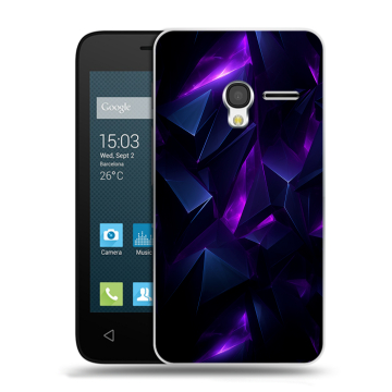 Пластиковый чехол на Alcatel One Touch Pixi 3 (4.5) с принтом Абстракиция Пластиковый чехол на Alcatel One Touch Pixi 3 (4.5) с принтом Абстракиция