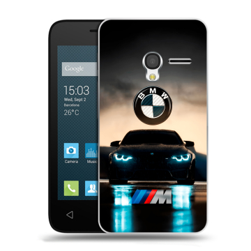 Пластиковый чехол на Alcatel One Touch Pixi 3 (4.5) с принтом БМВ BMW