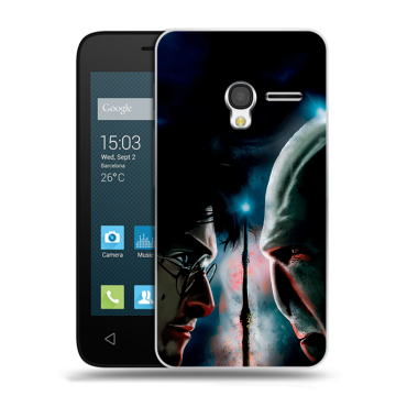 Пластиковый чехол на Alcatel One Touch Pixi 3 (4.5) с принтом Гарри Поттер Harry Potter