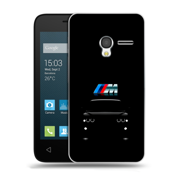 Пластиковый чехол на Alcatel One Touch Pixi 3 (4.5) с принтом БМВ BMW