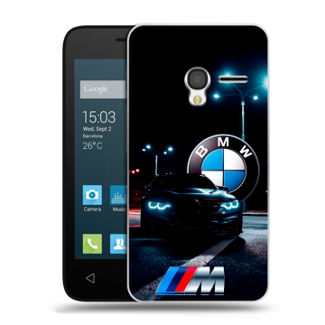 Пластиковый чехол на Alcatel One Touch Pixi 3 (4.5) с принтом БМВ BMW
