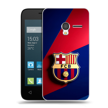 Пластиковый чехол на Alcatel One Touch Pixi 3 (4.5) с принтом Барселона Barcelona