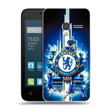 Пластиковый чехол на Alcatel One Touch Pixi 3 (4.5) с принтом Chelsea Челси