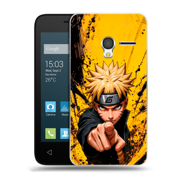 Пластиковый чехол на Alcatel One Touch Pixi 3 (4.5) с принтом Naruto Наруто Пластиковый чехол на Alcatel One Touch Pixi 3 (4.5) с принтом Naruto Наруто
