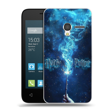Пластиковый чехол на Alcatel One Touch Pixi 3 (4.5) с принтом Harry Potter Гарри Поттер Пластиковый чехол на Alcatel One Touch Pixi 3 (4.5) с принтом Harry Potter Гарри Поттер