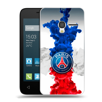 Пластиковый чехол на Alcatel One Touch Pixi 3 (4.5) с принтом PSG ПСЖ