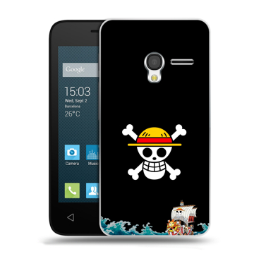 Пластиковый чехол на Alcatel One Touch Pixi 3 (4.5) с принтом One Piece Ван Пис Пластиковый чехол на Alcatel One Touch Pixi 3 (4.5) с принтом One Piece Ван Пис
