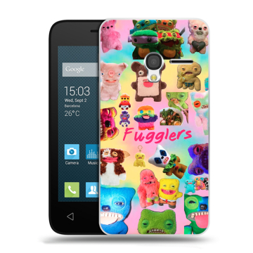 Пластиковый чехол на Alcatel One Touch Pixi 3 (4.5) с принтом Флагер Fuggler