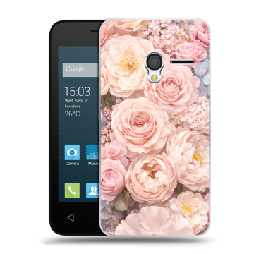 Пластиковый чехол на Alcatel One Touch Pixi 3 (4.5) с принтом женский Пластиковый чехол на Alcatel One Touch Pixi 3 (4.5) с принтом женский