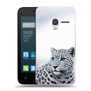 Пластиковый чехол на Alcatel One Touch Pixi 3 (4.5) с принтом женский