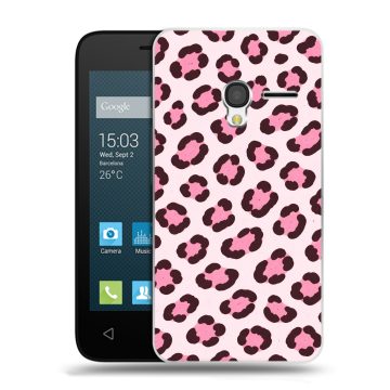Пластиковый чехол на Alcatel One Touch Pixi 3 (4.5) с принтом для девочек