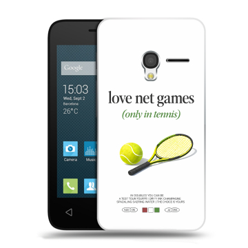 Пластиковый чехол на Alcatel One Touch Pixi 3 (4.5) с принтом для девочек