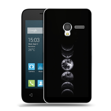 Пластиковый чехол на Alcatel One Touch Pixi 3 (4.5) с принтом женский