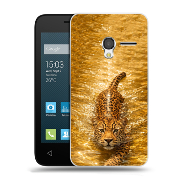 Пластиковый чехол на Alcatel One Touch Pixi 3 (4.5) с принтом женский Пластиковый чехол на Alcatel One Touch Pixi 3 (4.5) с принтом женский