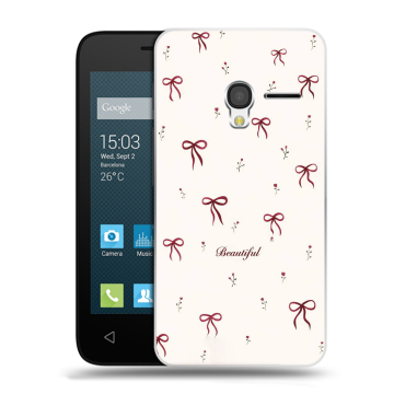 Пластиковый чехол на Alcatel One Touch Pixi 3 (4.5) с принтом для девочек