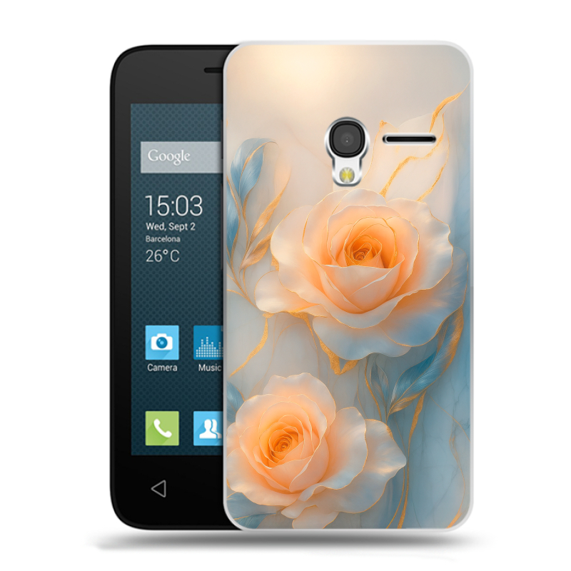 Пластиковый чехол на Alcatel One Touch Pixi 3 (4.5) с принтом Женский Пластиковый чехол на Alcatel One Touch Pixi 3 (4.5) с принтом Женский