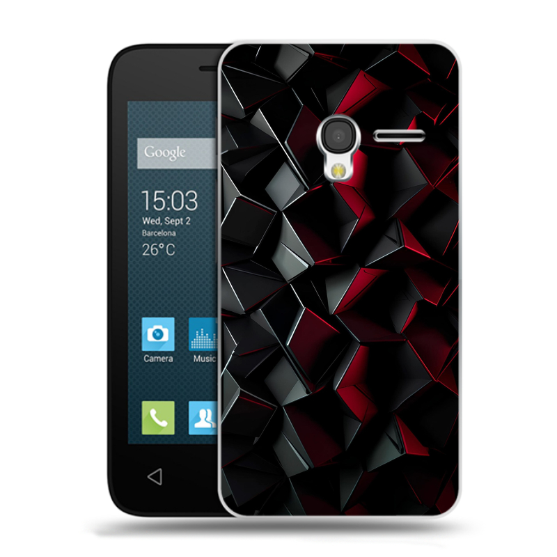 Пластиковый чехол на Alcatel One Touch Pixi 3 (4.5) с принтом Абстракция Пластиковый чехол на Alcatel One Touch Pixi 3 (4.5) с принтом Абстракция