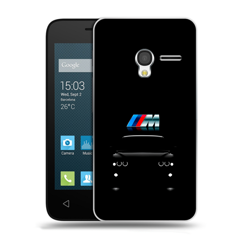 Пластиковый чехол на Alcatel One Touch Pixi 3 (4.5) с принтом БМВ BMW Пластиковый чехол на Alcatel One Touch Pixi 3 (4.5) с принтом БМВ BMW