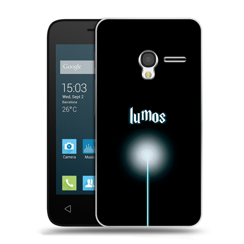 Пластиковый чехол на Alcatel One Touch Pixi 3 (4.5) с принтом Harry Potter Гарри Поттер Пластиковый чехол на Alcatel One Touch Pixi 3 (4.5) с принтом Harry Potter Гарри Поттер
