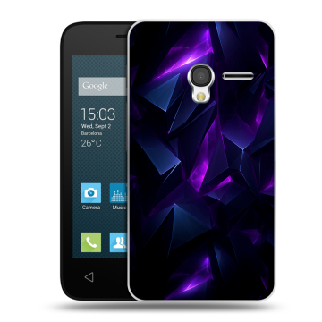 Пластиковый чехол на Alcatel One Touch Pixi 3 (4.0) с принтом Абстракиция Пластиковый чехол на Alcatel One Touch Pixi 3 (4.0) с принтом Абстракиция