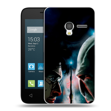 Пластиковый чехол на Alcatel One Touch Pixi 3 (4.0) с принтом Гарри Поттер Harry Potter