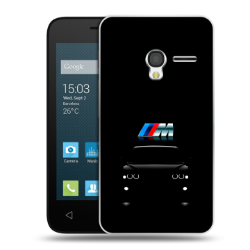 Пластиковый чехол на Alcatel One Touch Pixi 3 (4.0) с принтом БМВ BMW