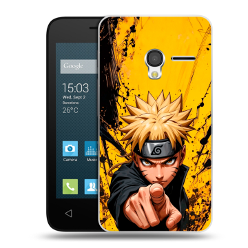 Пластиковый чехол на Alcatel One Touch Pixi 3 (4.0) с принтом Naruto Наруто Пластиковый чехол на Alcatel One Touch Pixi 3 (4.0) с принтом Naruto Наруто