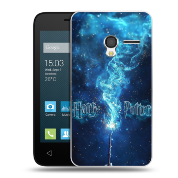 Пластиковый чехол на Alcatel One Touch Pixi 3 (4.0) с принтом Harry Potter Гарри Поттер Пластиковый чехол на Alcatel One Touch Pixi 3 (4.0) с принтом Harry Potter Гарри Поттер