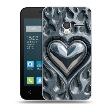 Пластиковый чехол на Alcatel One Touch Pixi 3 (4.0) с принтом Y2K Пластиковый чехол на Alcatel One Touch Pixi 3 (4.0) с принтом Y2K