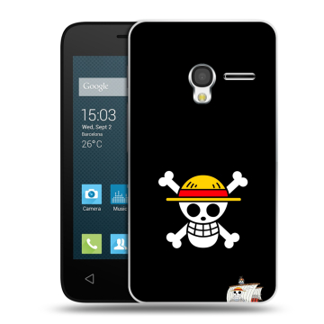 Пластиковый чехол на Alcatel One Touch Pixi 3 (4.0) с принтом One Piece Ван Пис Пластиковый чехол на Alcatel One Touch Pixi 3 (4.0) с принтом One Piece Ван Пис