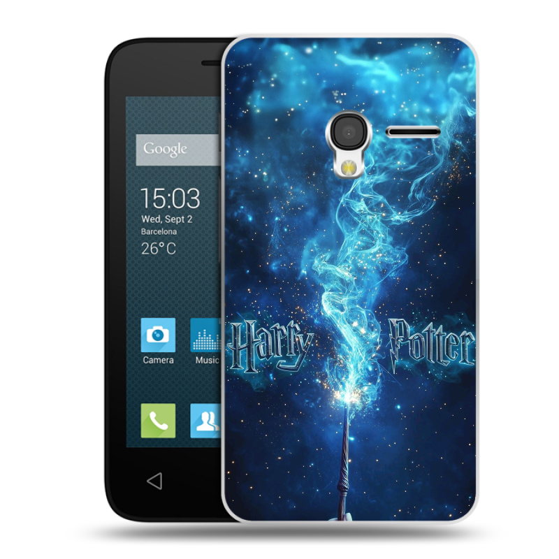 Пластиковый чехол на Alcatel One Touch Pixi 3 (4.0) с принтом Harry Potter Гарри Поттер Пластиковый чехол на Alcatel One Touch Pixi 3 (4.0) с принтом Harry Potter Гарри Поттер