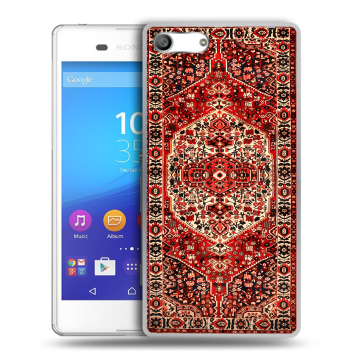 Силиконовый чехол на Sony Xperia M5 с принтом Ковер