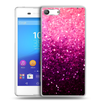 Силиконовый чехол на Sony Xperia M5 с принтом Блестки Силиконовый чехол на Sony Xperia M5 с принтом Блестки