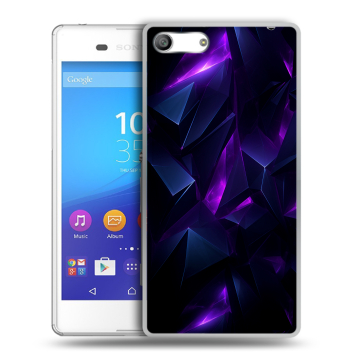 Силиконовый чехол на Sony Xperia M5 с принтом Абстракиция