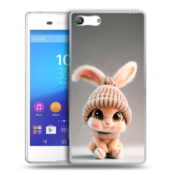Силиконовый чехол на Sony Xperia M5 с принтом Кролик Силиконовый чехол на Sony Xperia M5 с принтом Кролик