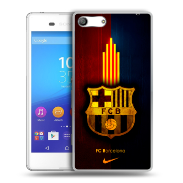 Силиконовый чехол на Sony Xperia M5 с принтом Барселона Barcelona