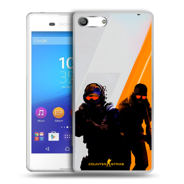 Силиконовый чехол на Sony Xperia M5 с принтом Контер страйк Counter strike Силиконовый чехол на Sony Xperia M5 с принтом Контер страйк Counter strike