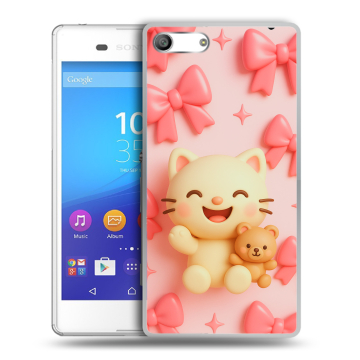 Силиконовый чехол на Sony Xperia M5 с принтом для девочек Силиконовый чехол на Sony Xperia M5 с принтом для девочек