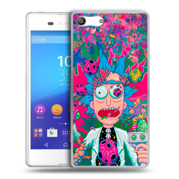 Силиконовый чехол на Sony Xperia M5 с принтом Рик и Морти Rick Morty Силиконовый чехол на Sony Xperia M5 с принтом Рик и Морти Rick Morty