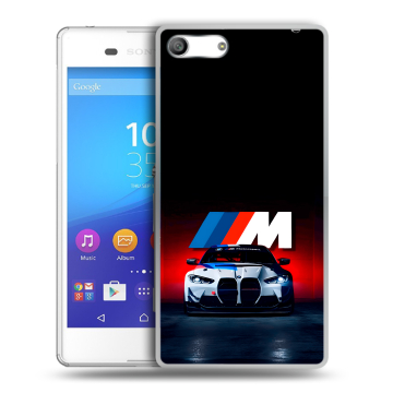 Силиконовый чехол на Sony Xperia M5 с принтом БМВ BMW Силиконовый чехол на Sony Xperia M5 с принтом БМВ BMW