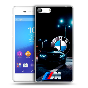 Силиконовый чехол на Sony Xperia M5 с принтом БМВ BMW Силиконовый чехол на Sony Xperia M5 с принтом БМВ BMW