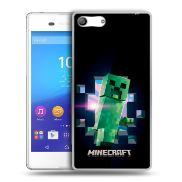 Силиконовый чехол на Sony Xperia M5 с принтом Майнкрафт Minecraft Силиконовый чехол на Sony Xperia M5 с принтом Майнкрафт Minecraft
