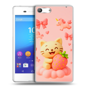 Силиконовый чехол на Sony Xperia M5 с принтом для девочек Силиконовый чехол на Sony Xperia M5 с принтом для девочек