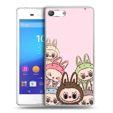 Силиконовый чехол на Sony Xperia M5 с принтом Лабубу Силиконовый чехол на Sony Xperia M5 с принтом Лабубу
