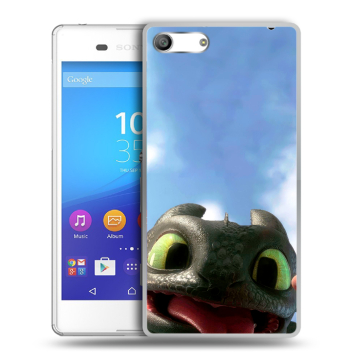 Силиконовый чехол на Sony Xperia M5 с принтом Как приручить дракона Силиконовый чехол на Sony Xperia M5 с принтом Как приручить дракона