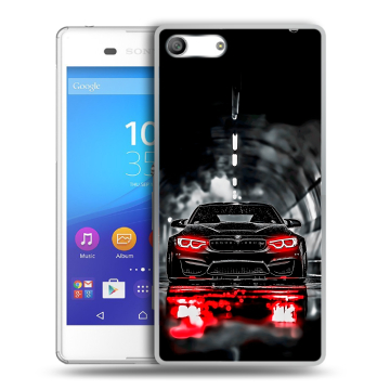 Силиконовый чехол на Sony Xperia M5 с принтом BMW БМВ Силиконовый чехол на Sony Xperia M5 с принтом BMW БМВ