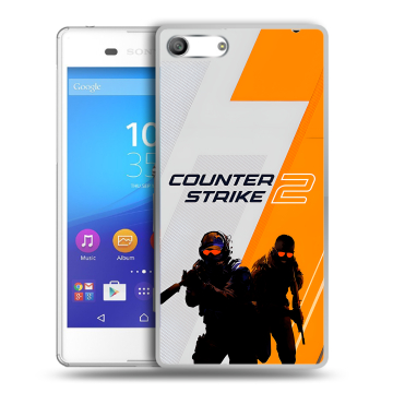Силиконовый чехол на Sony Xperia M5 с принтом Counter Strike Силиконовый чехол на Sony Xperia M5 с принтом Counter Strike